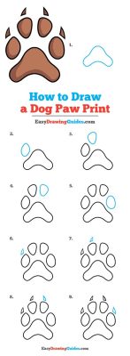 how to draw a paw print easy? why not explore the different ways artists and illustrators create these iconic shapes?